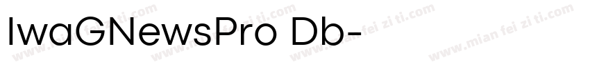IwaGNewsPro Db字体转换